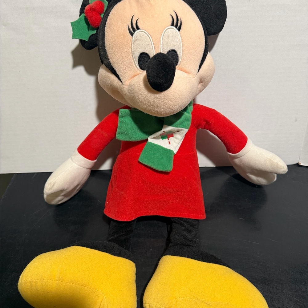 Disney‎ Minnie Mouse Christmas Xmas Large Plush Doll, 22"